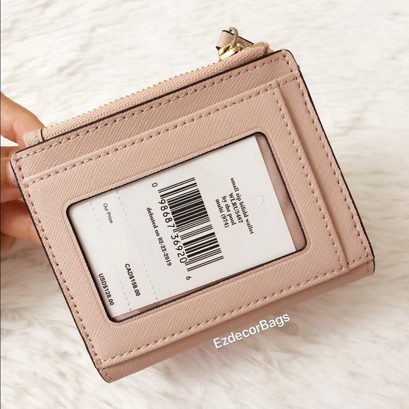 NWT Kate Spade Flamingo Small Zip Bifold Wallet - Picture 8 of 8